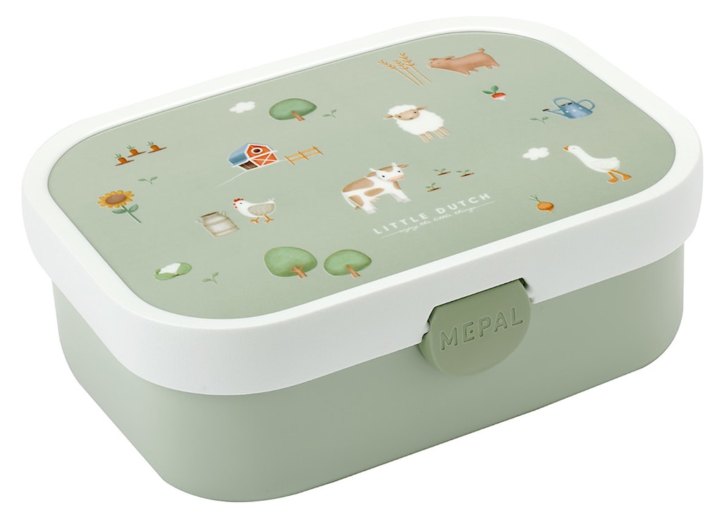 Zestaw lunchowy Campus dla dziecka dwuczęściowy zielony  - zdjęcie 4