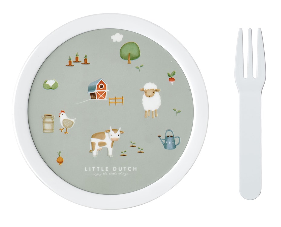 Zestaw lunchowy Campus dla dziecka trzyczęściowy zielony  - zdjęcie 7