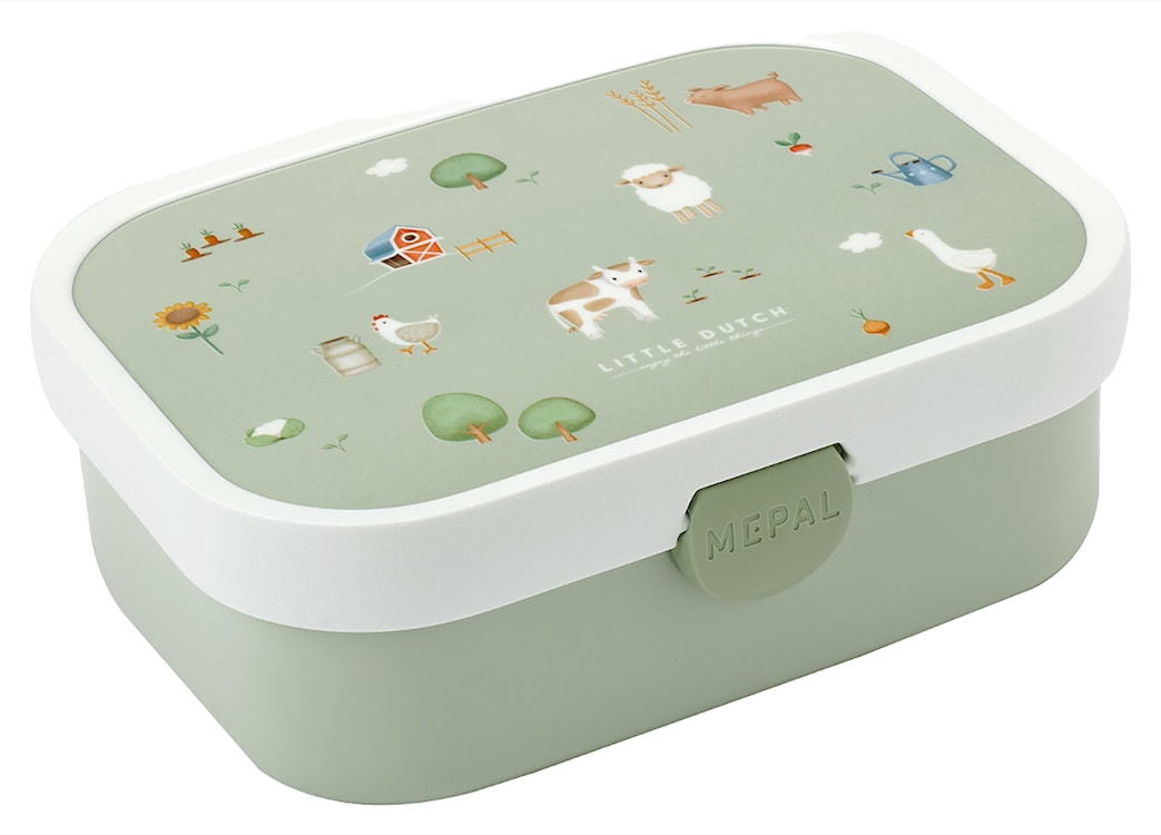 Zestaw lunchowy Campus dla dziecka trzyczęściowy zielony  - zdjęcie 8