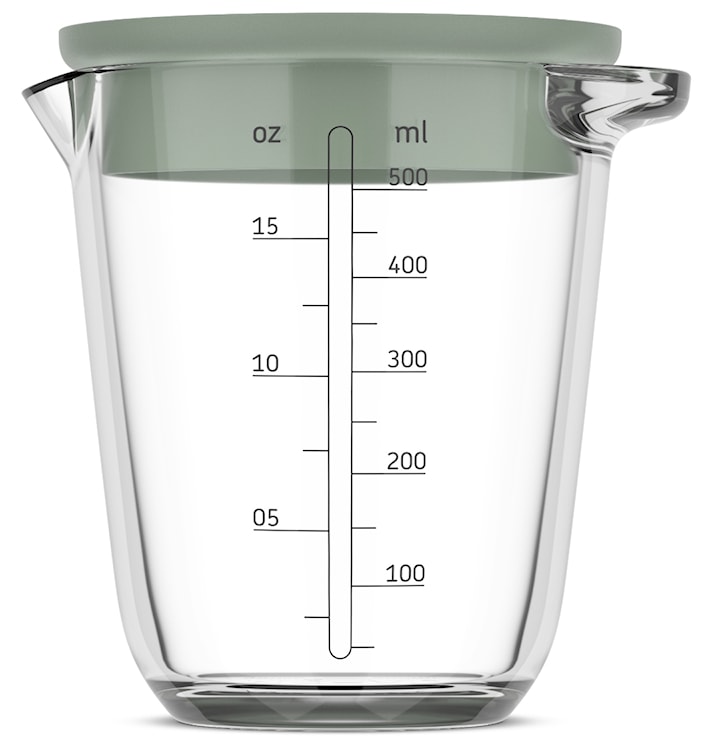 Dzbanek z miarką i pokrywką Chef It 500 ml zielony 