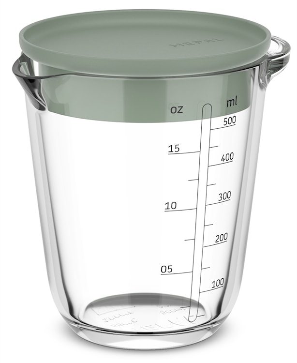 Dzbanek z miarką i pokrywką Chef It 500 ml zielony  - zdjęcie 6