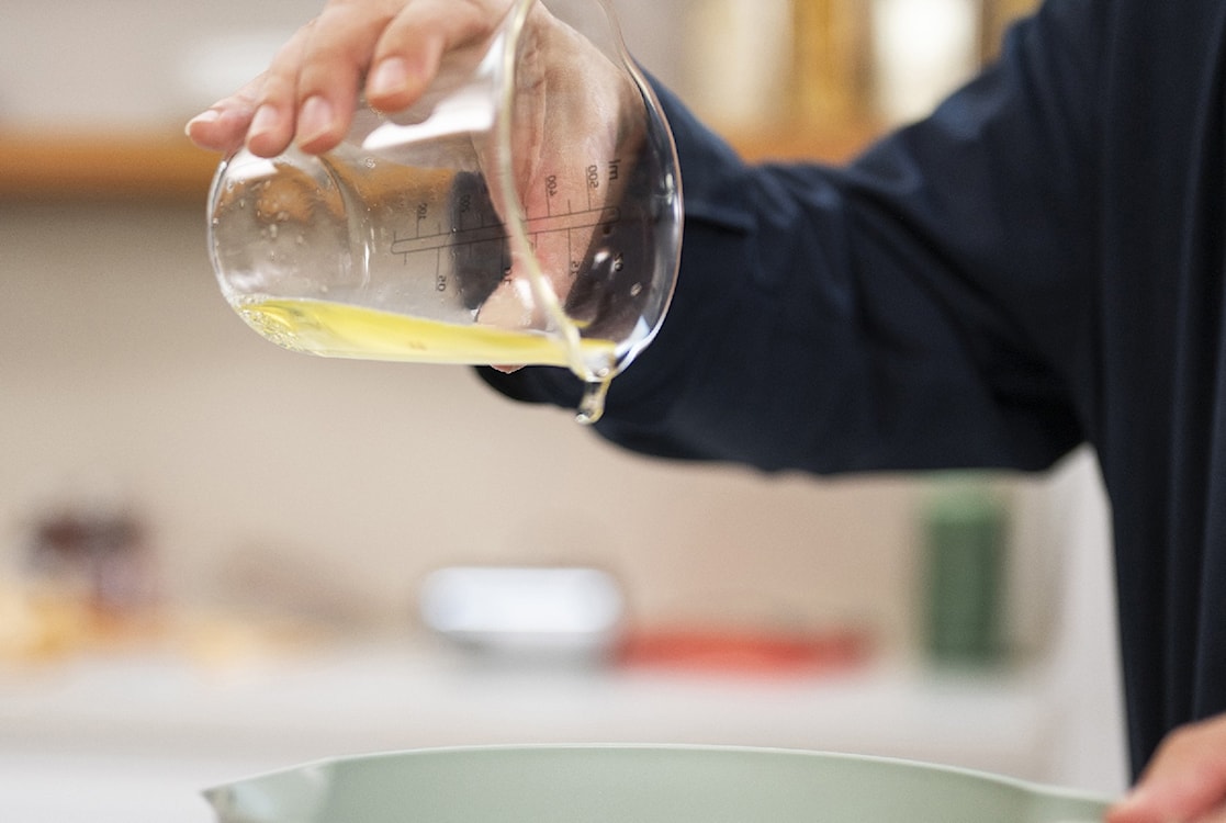 Dzbanek z miarką i pokrywką Chef It 500 ml kremowy  - zdjęcie 3