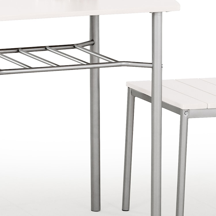 Stół z krzesłami Parra biały  - zdjęcie 3