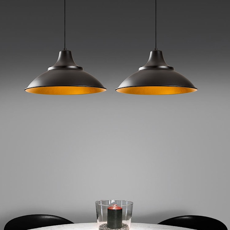 Lampa sufitowa Ardulace x2 62 cm czarna  - zdjęcie 6