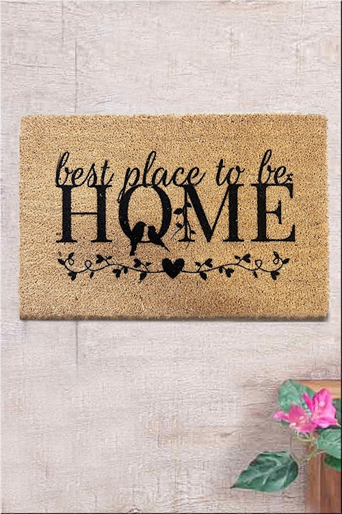 Wycieraczka do butów Coco I 60x40 cm czarno-beżowa  - zdjęcie 2