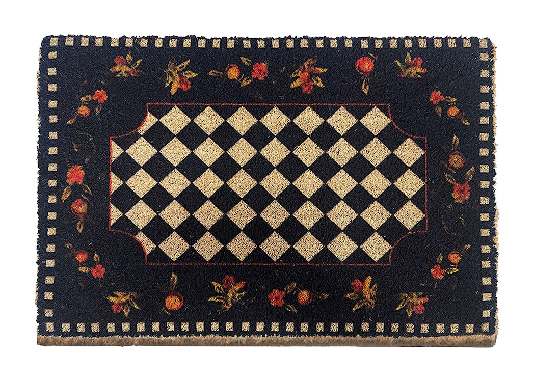 Wycieraczka do butów Coco II 60x40 cm czarno-beżowa