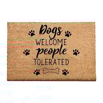 Wycieraczka do butów Coco III 60x40 cm czarno-beżowa