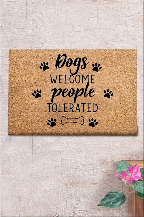 Wycieraczka do butów Coco III 60x40 cm czarno-beżowa  - zdjęcie 2