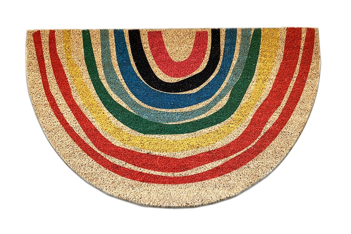 Wycieraczka do butów Porque 75x45 cm tęcza 