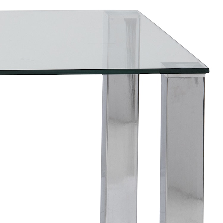 Stół do jadalni Diogo 180x90 cm ze szklanym blatem  - zdjęcie 5