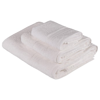 Zestaw trzech ręczników Bainrow biały