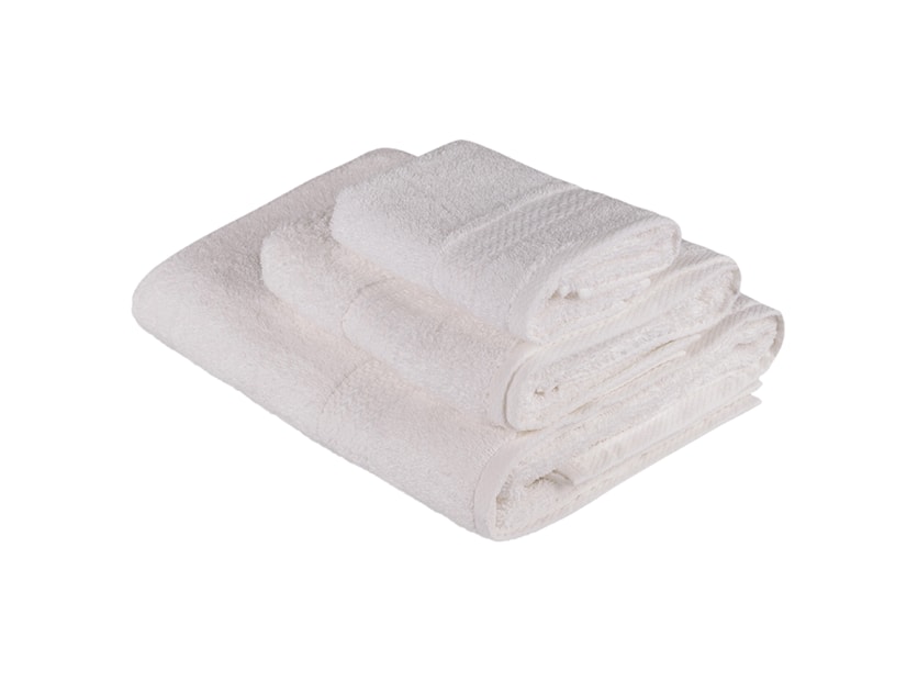 Zestaw trzech ręczników Bainrow biały 