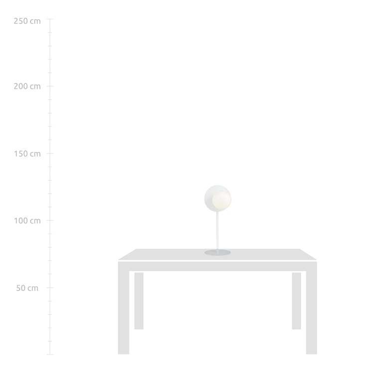 Lampa stołowa Salvies biała  - zdjęcie 5