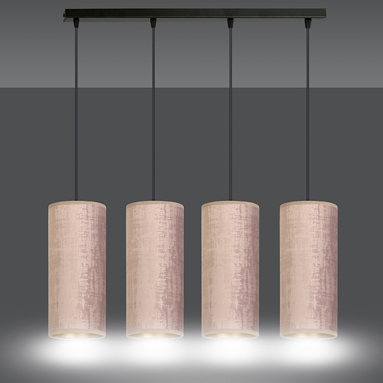 Lampa wisząca Bonett x4 65 cm różowa  - zdjęcie 5