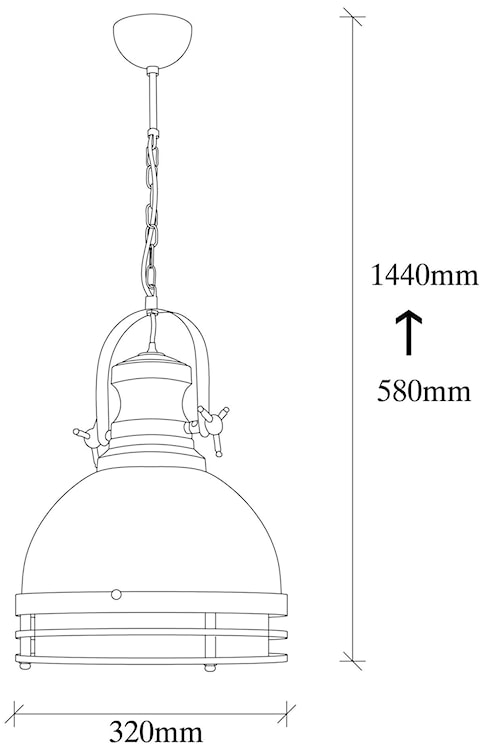 Lampa wisząca Saglam średnica 32 cm czarno-czerwona  - zdjęcie 5