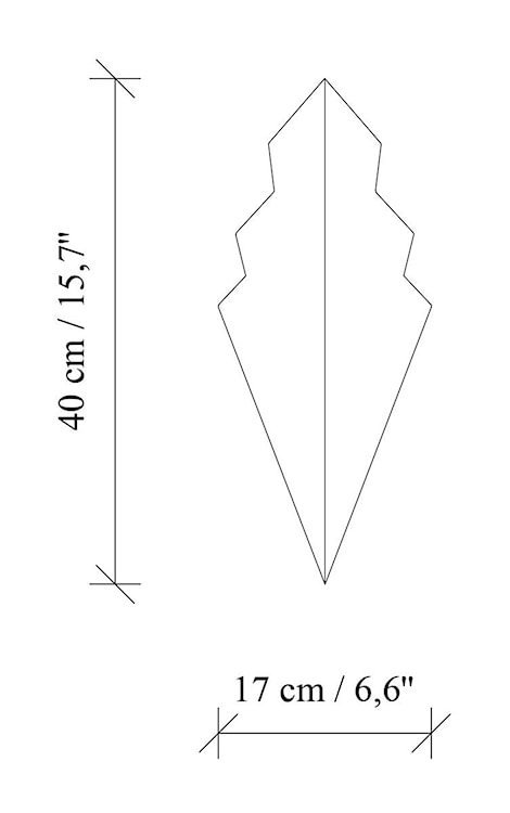 Kinkiet Arrow metalowy czarny  - zdjęcie 8