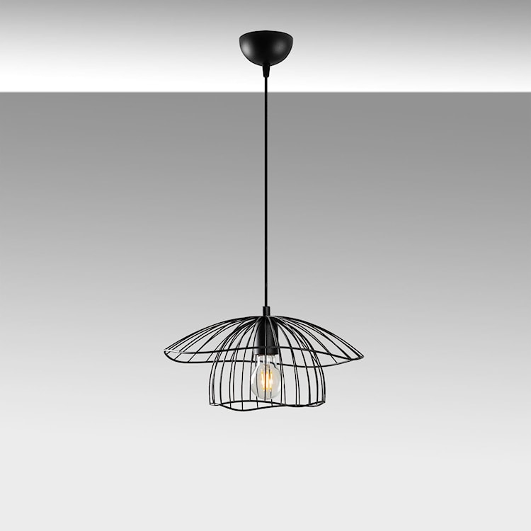 Lampa wisząca Mantar czarna  - zdjęcie 6