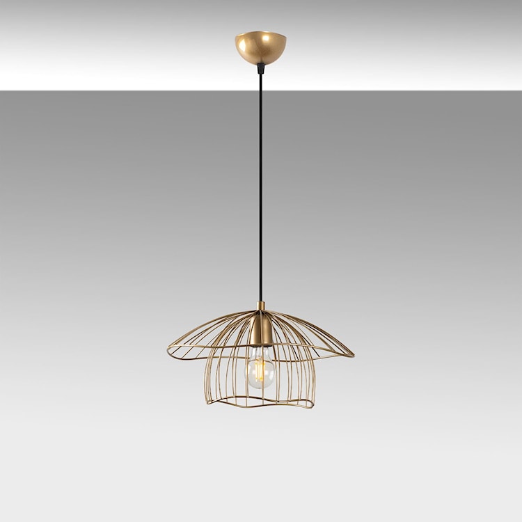 Lampa wisząca Mantar złota  - zdjęcie 6