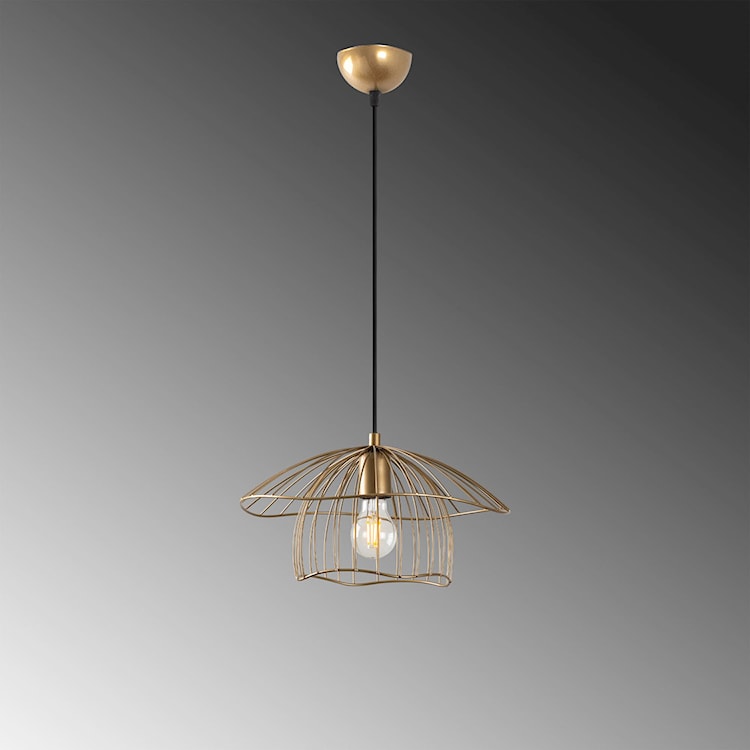 Lampa wisząca Mantar złota  - zdjęcie 7