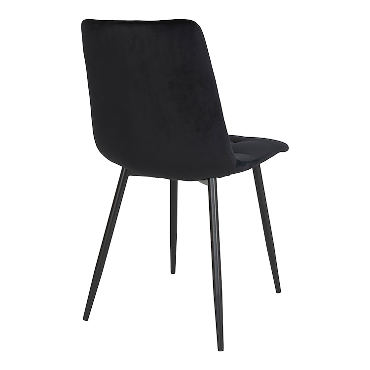 Krzesło tapicerowane Kirme czarny velvet  - zdjęcie 2