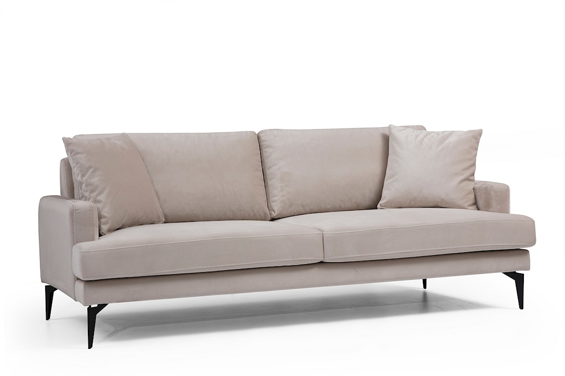 Sofa 3-osobowa Toyon 205 cm beżowa  - zdjęcie 3