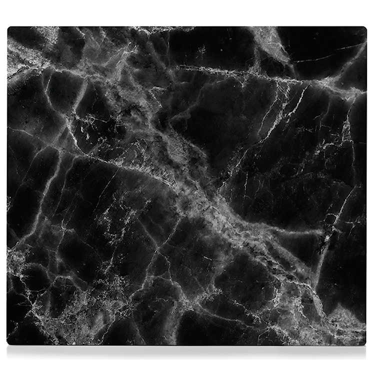 Deska do krojenia Stonne ze szkła czarny marmur 