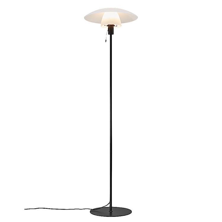 Lampa podłogowa 150 cm Verona szklany klosz  - zdjęcie 5