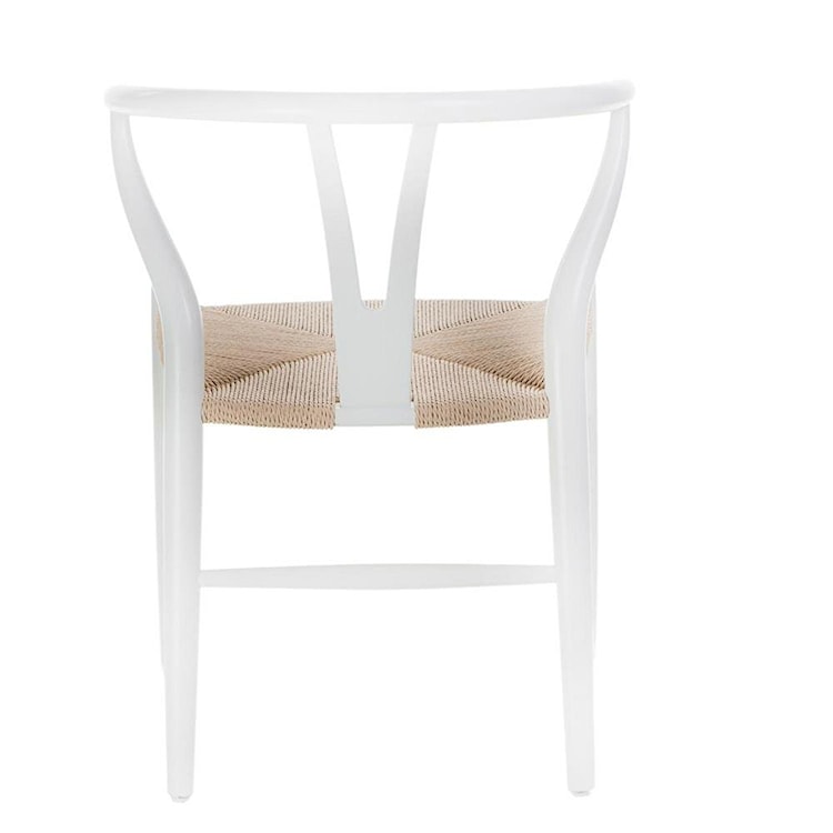 Krzesło Wicker białe  - zdjęcie 9
