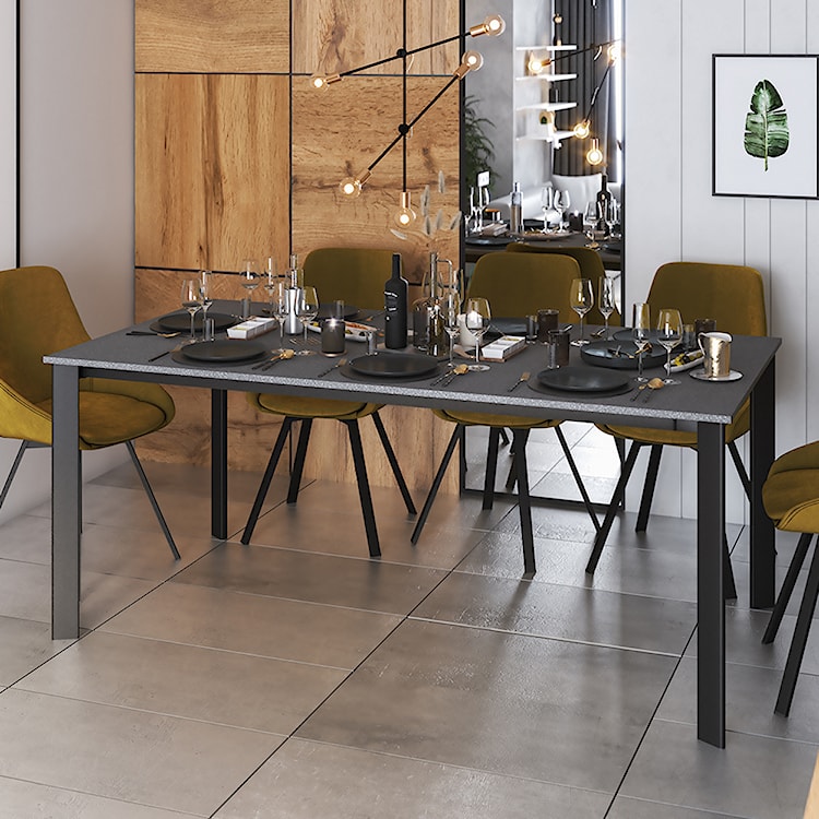 Stół rozkładany Kayko 180-260x90 kamień  - zdjęcie 5
