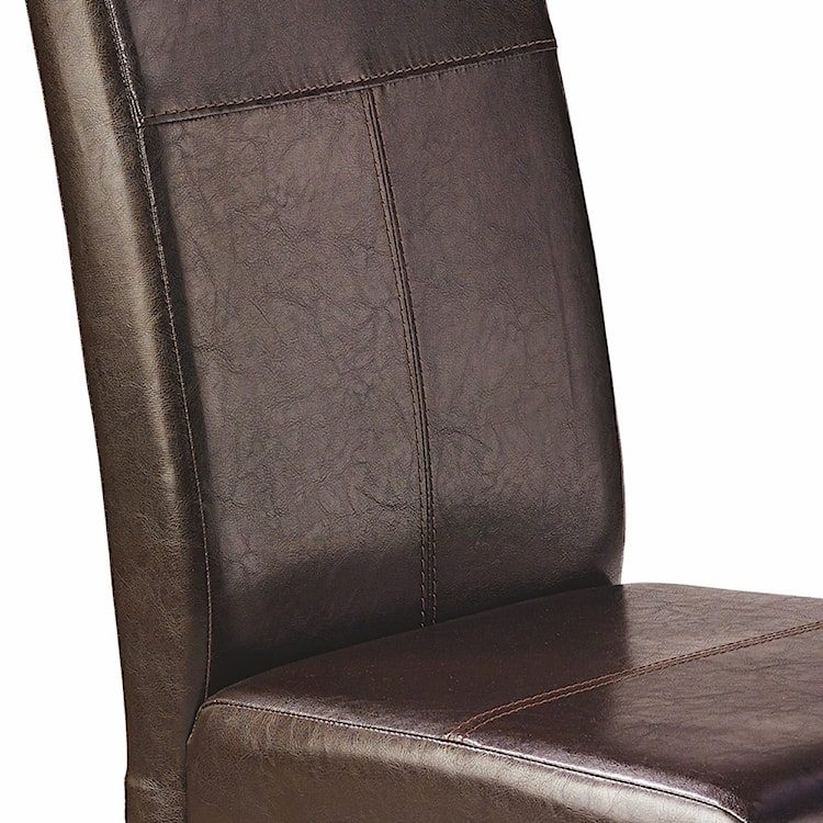 Krzesło tapicerowane Seget brązowe  - zdjęcie 3