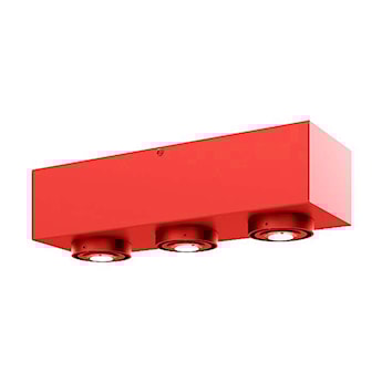 Lampa sufitowa Boxie x3 LEGO czerwona