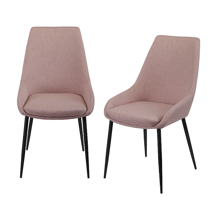 Krzesło tapicerowane Nerrom różowa plecionka wodoodporna  - zdjęcie 5