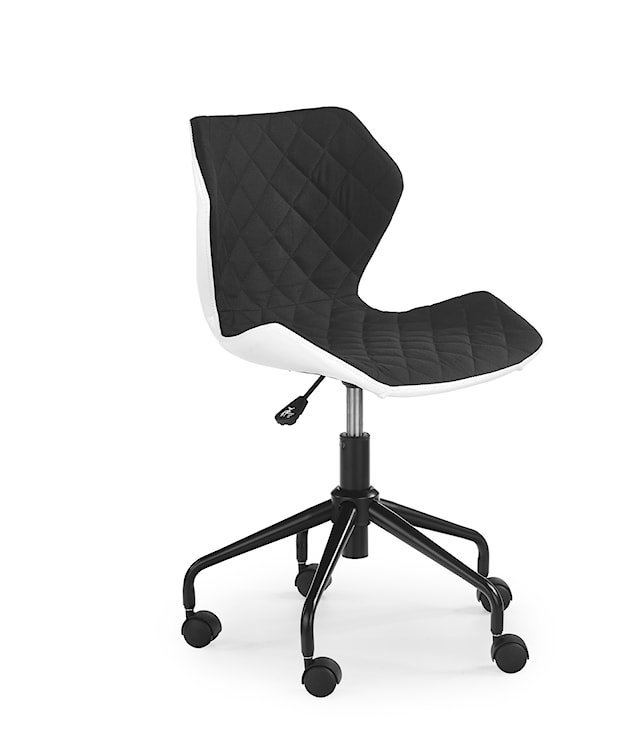 Fotel biurowy Forint biało-czarny  - zdjęcie 4