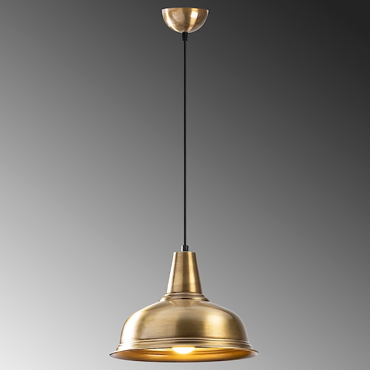 Lampa wisząca Theyro z żelaza średnica 32 cm złota  - zdjęcie 4