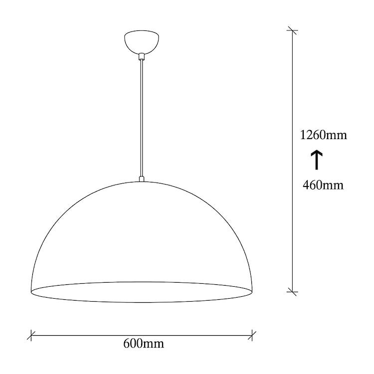 Lampa sufitowa Rientaki średnica 60 cm biała  - zdjęcie 9