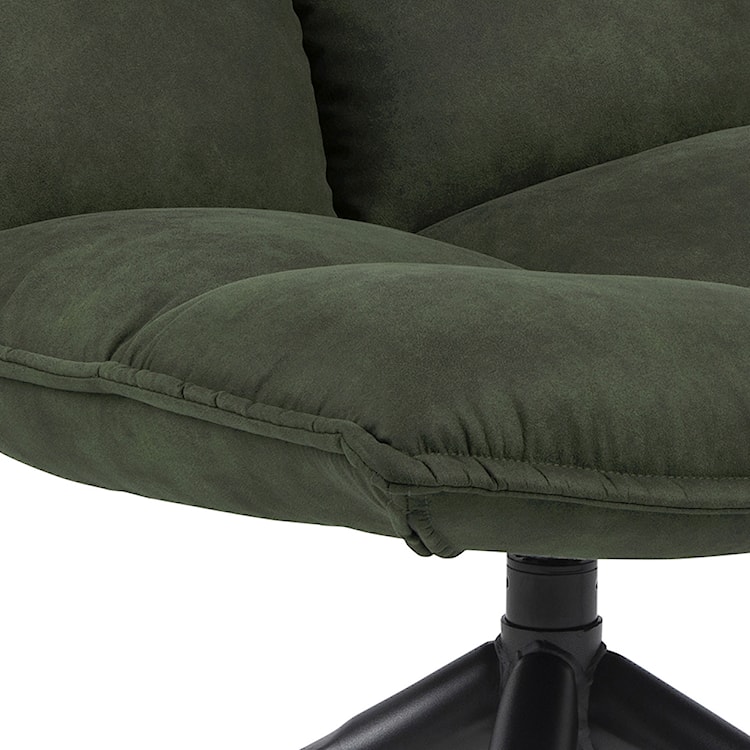 Fotel obrotowy pikowany Ayben oliwkowy  - zdjęcie 4