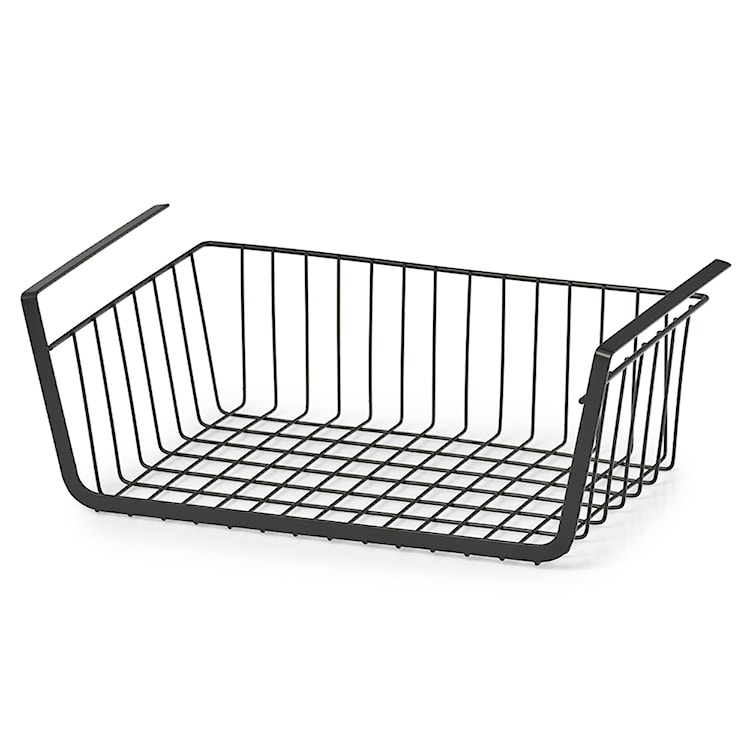 Półka podwieszana Mevian z metalu 26x41 cm czarna 