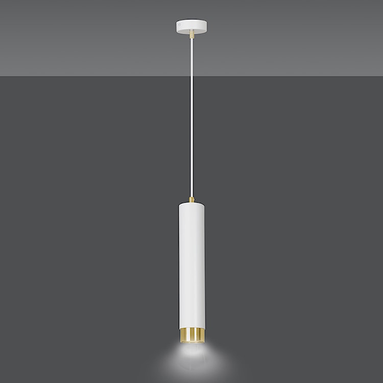 Lampa wisząca Morcone biała  - zdjęcie 5