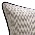 Poduszka dekoracyjna Dagura 45x45 cm szarobrązowa z wzorem  - zdjęcie 3