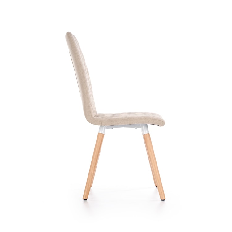 Krzesło tapicerowane Jaruge beżowe  - zdjęcie 2