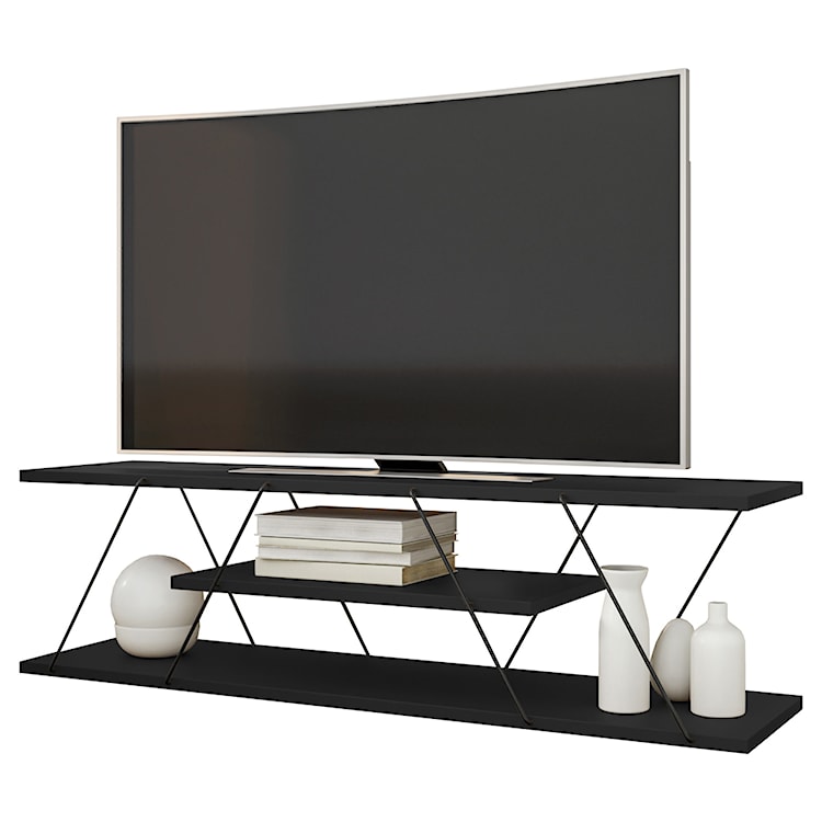 Szafka RTV Ceeza 30x120 cm antracytowa 