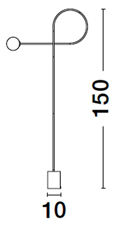 Lampa podłogowa Latuary czarna  - zdjęcie 3