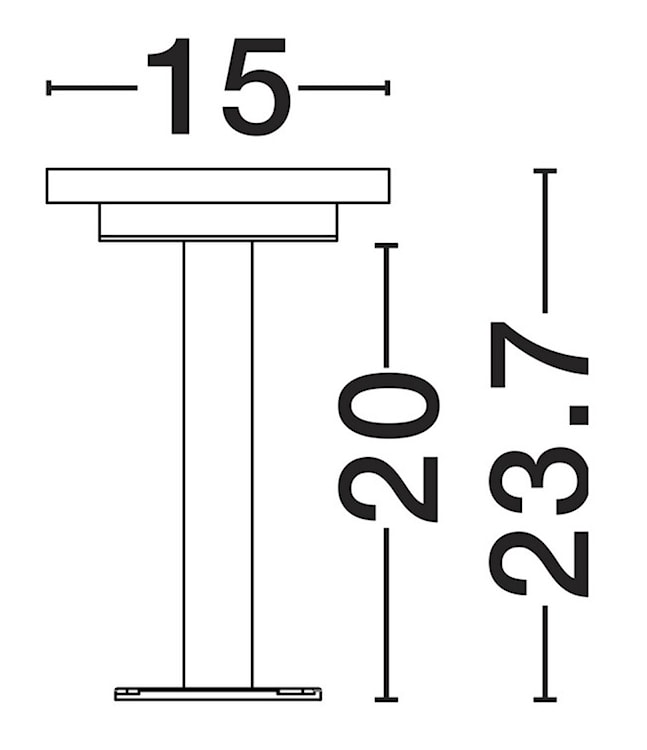 Lampa ogrodowa Ceyelly LED 24 cm czarna  - zdjęcie 6