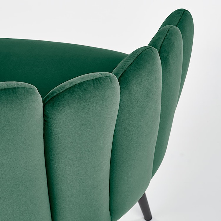 Krzesło tapicerowane Glidole zielone  - zdjęcie 8