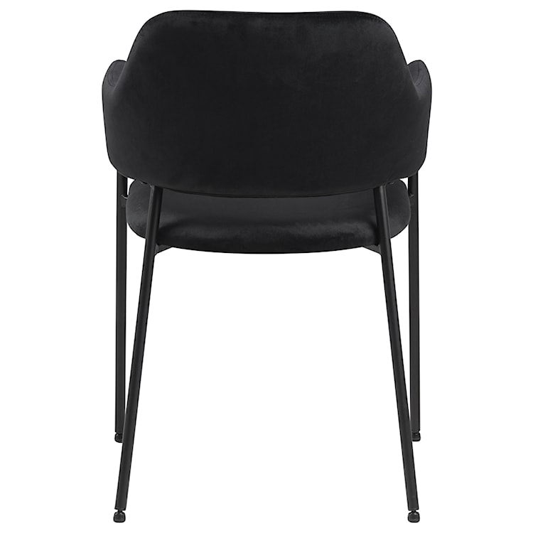 Krzesło tapicerowane Adansonia czarne  - zdjęcie 5