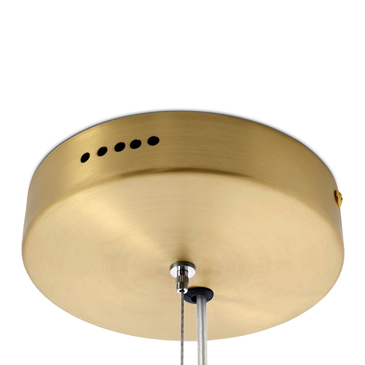 Lampa wisząca Bharani w kształcie daszka 63 cm złota  - zdjęcie 5