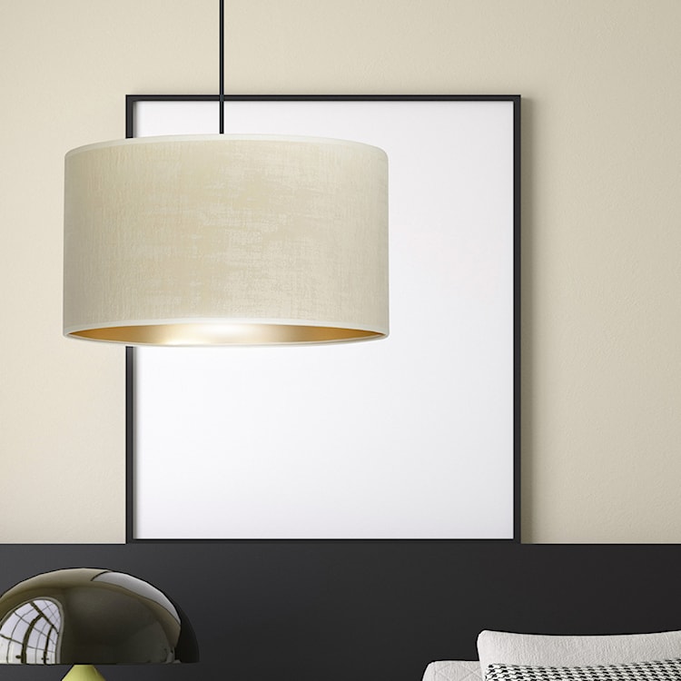 Lampa wisząca Hellid średnica 35 cm biała  - zdjęcie 2