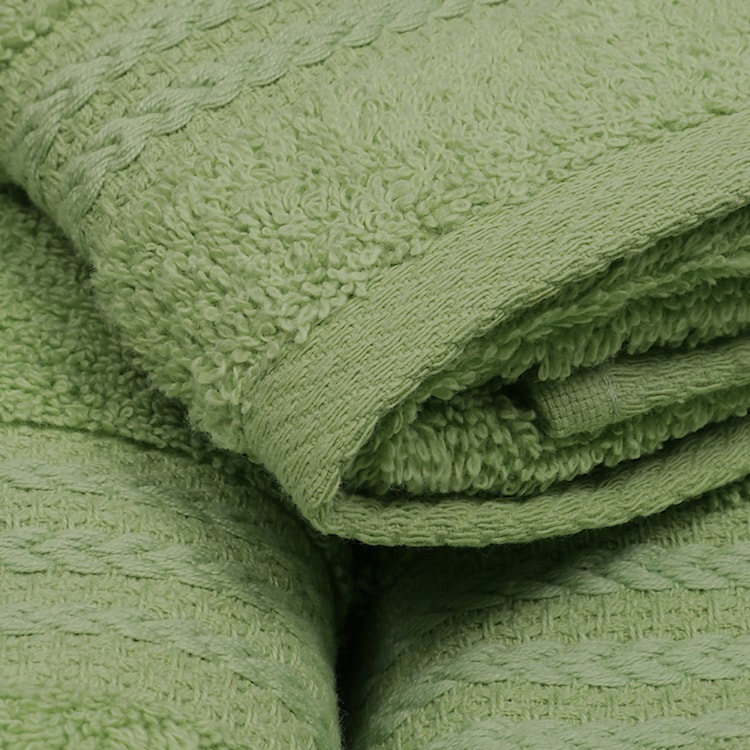 Zestaw trzech ręczników Bainrow zielony  - zdjęcie 4