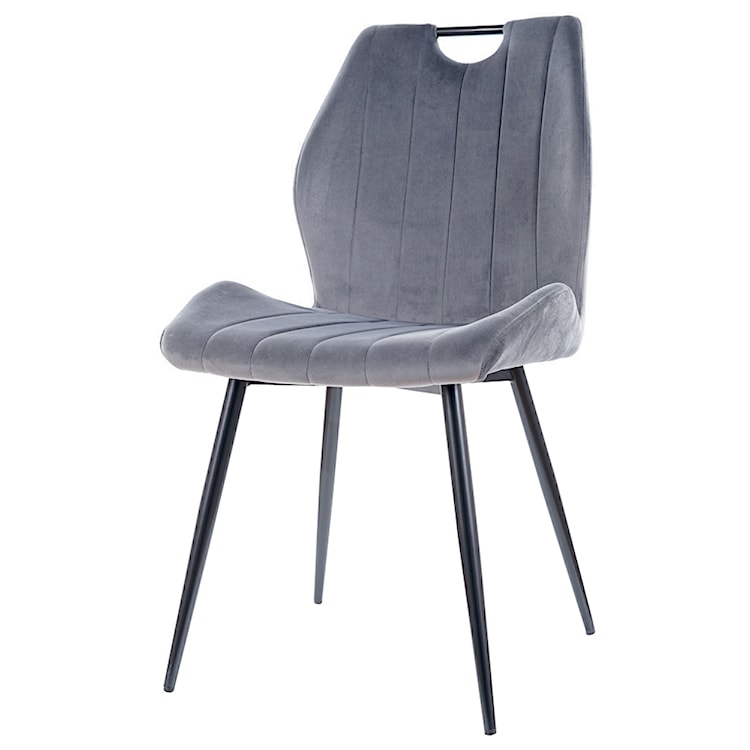 Krzesło tapicerowane Terphing szare