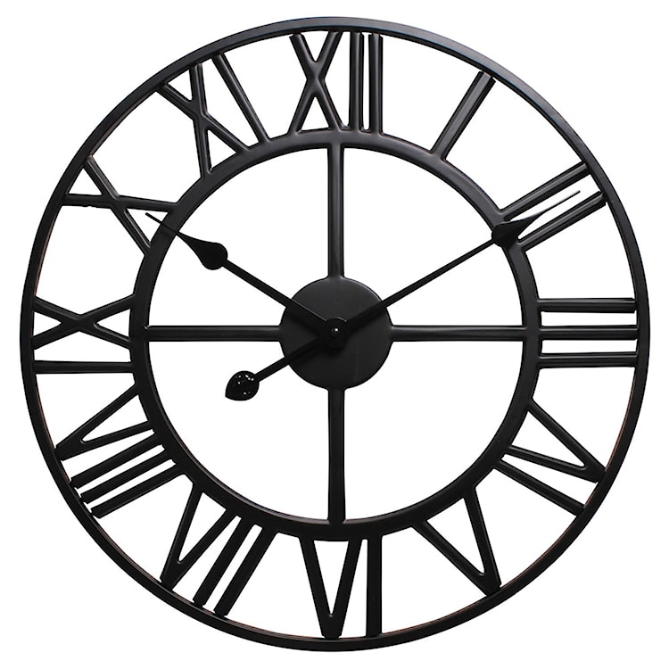 Zegar ścienny Kaikara średnica 60 cm czarny